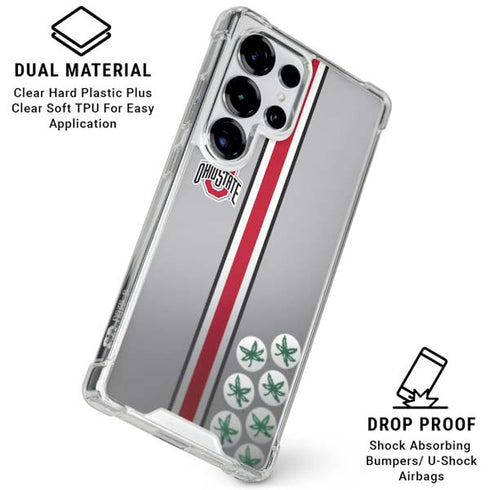 Ohio State University Buckeyes Galaxy S25 Ultra Clear Case